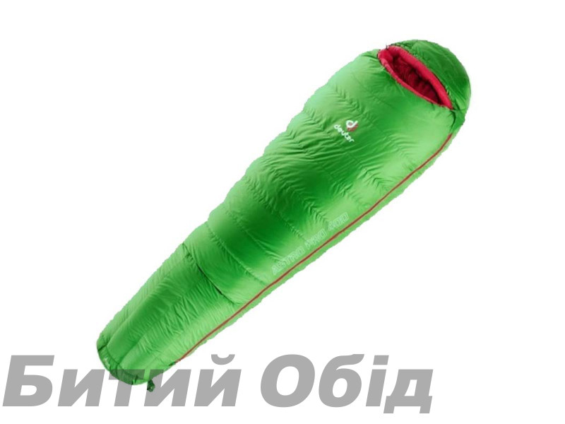 Спальник DEUTER ASTRO PRO 400, L spring левый